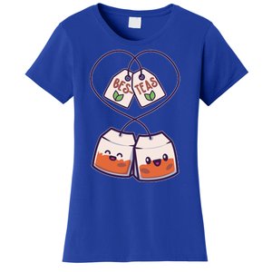 Cute Funny BesTeas Best Friend Tea Bags Women's T-Shirt