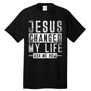 Christian Faith Bible Prayer God Savior Devotee Jesus Tall T-Shirt