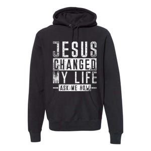 Christian Faith Bible Prayer God Savior Devotee Jesus Premium Hoodie