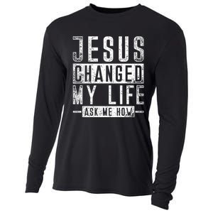 Christian Faith Bible Prayer God Savior Devotee Jesus Cooling Performance Long Sleeve Crew