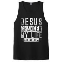 Christian Faith Bible Prayer God Savior Devotee Jesus PosiCharge Competitor Tank