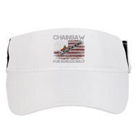 Chainsaw For Bureaucracy American Flag Chainsaw Adult Drive Performance Visor
