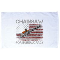 Chainsaw For Bureaucracy American Flag Chainsaw Microfiber Hand Towel