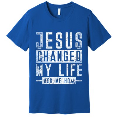 Christian Faith Bible Prayer God Savior Devo Jesus Gift Premium T-Shirt