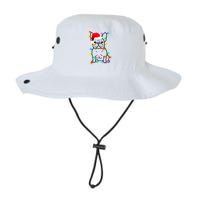 Cute French Bulldog Christmas Lights Legacy Cool Fit Booney Bucket Hat