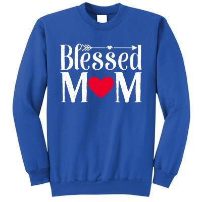 Cute Funny Blessed Mama Love Mom Gift Sweatshirt