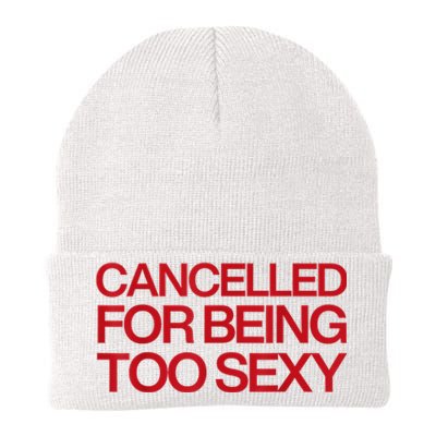 Cancelled For Being Too Sexy Knit Cap Winter Beanie