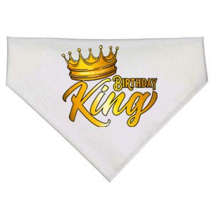 Cute Funny Birthday King Gift For S Birthday Gift USA-Made Doggie Bandana