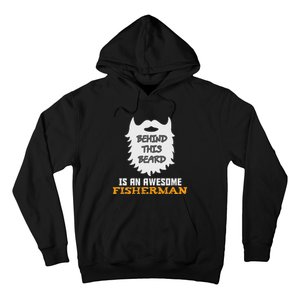 Cute Funny Bearded Fishing Gift Ideas For Birthday And Christmas Hoodie