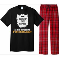 Cute Funny Bearded Fishing Gift Ideas For Birthday And Christmas Pajama Set