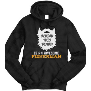 Cute Funny Bearded Fishing Gift Ideas For Birthday And Christmas Tie Dye Hoodie