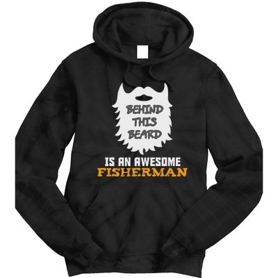 Cute Funny Bearded Fishing Gift Ideas For Birthday And Christmas Tie Dye Hoodie