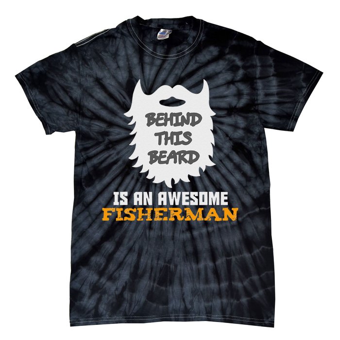 Cute Funny Bearded Fishing Gift Ideas For Birthday And Christmas Tie-Dye T-Shirt