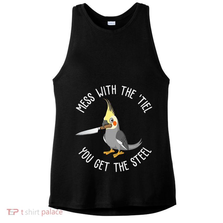 Cockatiel Funny Bird Lover Cockatiel Ladies PosiCharge Tri-Blend Wicking Tank