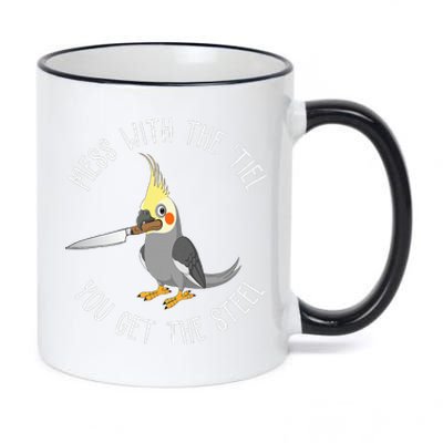 Cockatiel Funny Bird Lover Cockatiel 11oz Black Color Changing Mug