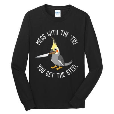 Cockatiel Funny Bird Lover Cockatiel Tall Long Sleeve T-Shirt