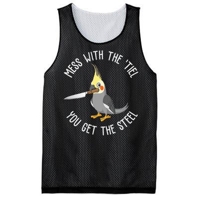 Cockatiel Funny Bird Lover Cockatiel Mesh Reversible Basketball Jersey Tank