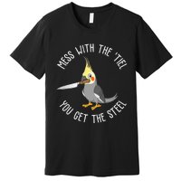 Cockatiel Funny Bird Lover Cockatiel Premium T-Shirt