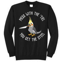 Cockatiel Funny Bird Lover Cockatiel Tall Sweatshirt