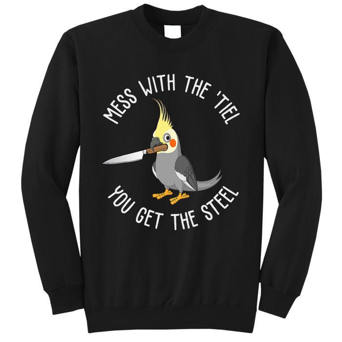 Cockatiel Funny Bird Lover Cockatiel Tall Sweatshirt