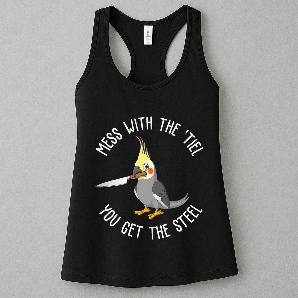 Cockatiel Funny Bird Lover Cockatiel Womens Tank Top