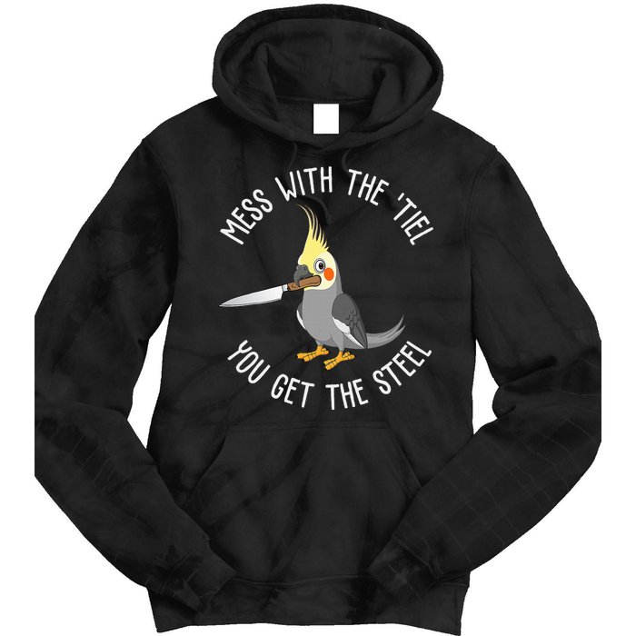 Cockatiel Funny Bird Lover Cockatiel Tie Dye Hoodie