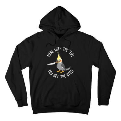 Cockatiel Funny Bird Lover Cockatiel Tall Hoodie