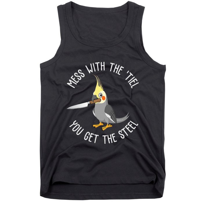 Cockatiel Funny Bird Lover Cockatiel Tank Top