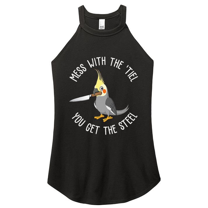 Cockatiel Funny Bird Lover Cockatiel Women's Perfect Tri Rocker Tank