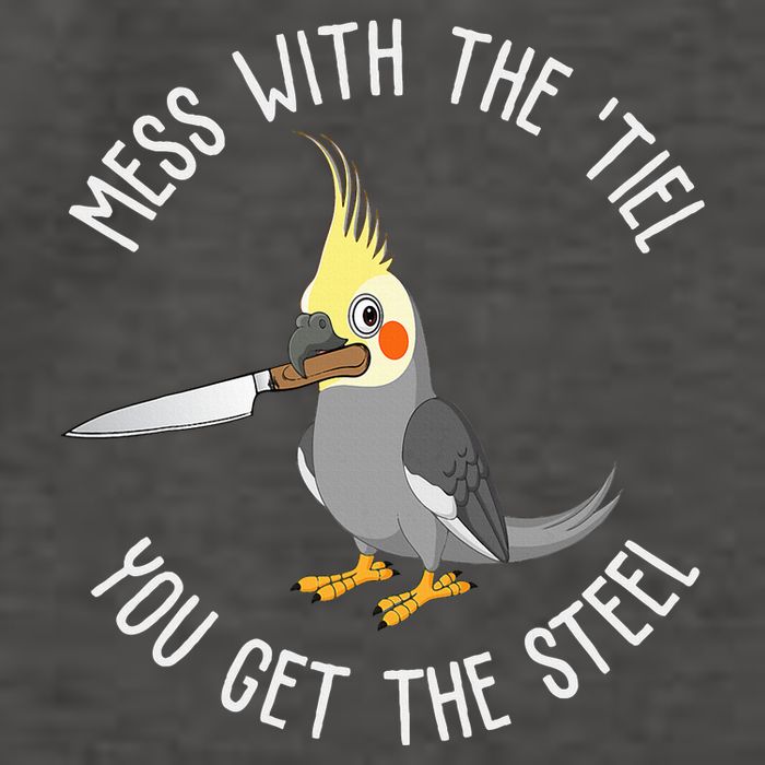 Cockatiel Funny Bird Lover Cockatiel Vector Backpack