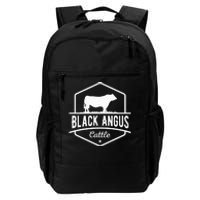 Cow Farmer Black Angus Cattle Daily Commute Backpack