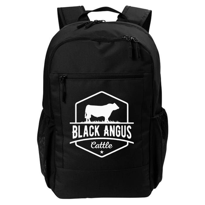 Cow Farmer Black Angus Cattle Daily Commute Backpack