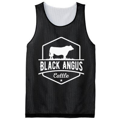 Cow Farmer Black Angus Cattle Mesh Reversible Basketball Jersey Tank