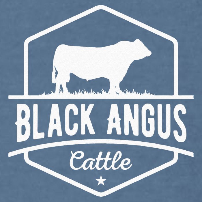 Cow Farmer Black Angus Cattle Garment-Dyed Sweatshirt