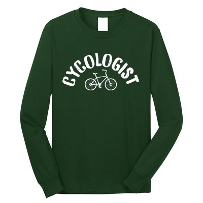 Cycologist Funny BMX Mountain Bike MTB Cycling Funny Long Sleeve Shirt