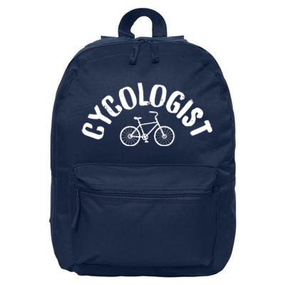 Cycologist Funny BMX Mountain Bike MTB Cycling Funny 16 in Basic Backpack