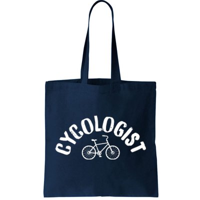 Cycologist Funny BMX Mountain Bike MTB Cycling Funny Tote Bag