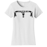 Cyclist Funny Biker Life Behind Bars Triathlon Bicycle Rider Women's T-Shirt