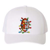 Christmas Football Ball Xmas Lights Funny Sport Yupoong Adult 5-Panel Trucker Hat