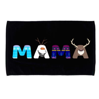 Christmas Frozen Birthday Mama Family Party Snowman Gift Microfiber Hand Towel