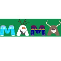 Christmas Frozen Birthday Mama Family Party Snowman Gift Bumper Sticker