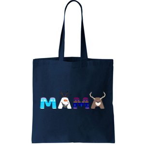 Christmas Frozen Birthday Mama Family Party Snowman Gift Tote Bag