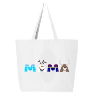 Christmas Frozen Birthday Mama Family Party Snowman Gift 25L Jumbo Tote