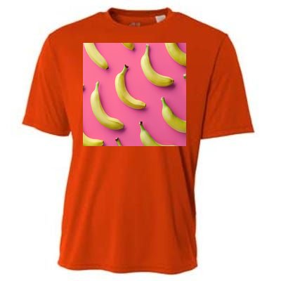 Cute Funny Bananas Pattern Cooling Performance Crew T-Shirt