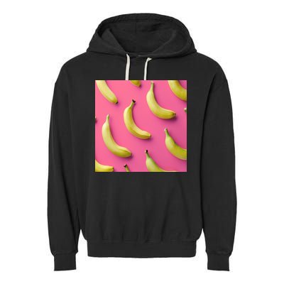 Cute Funny Bananas Pattern Garment-Dyed Fleece Hoodie