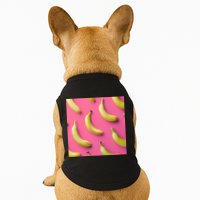 Cute Funny Bananas Pattern Doggie Tank