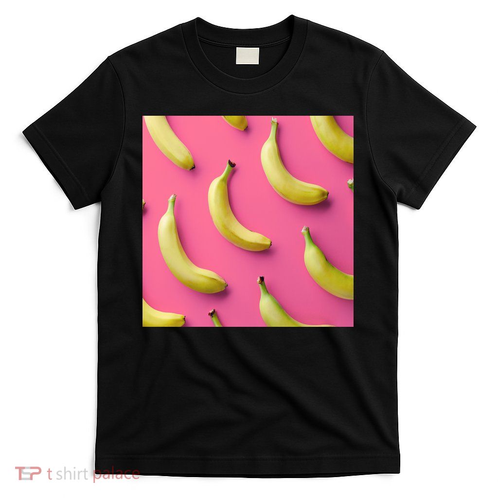 Cute Funny Bananas Pattern T-Shirt
