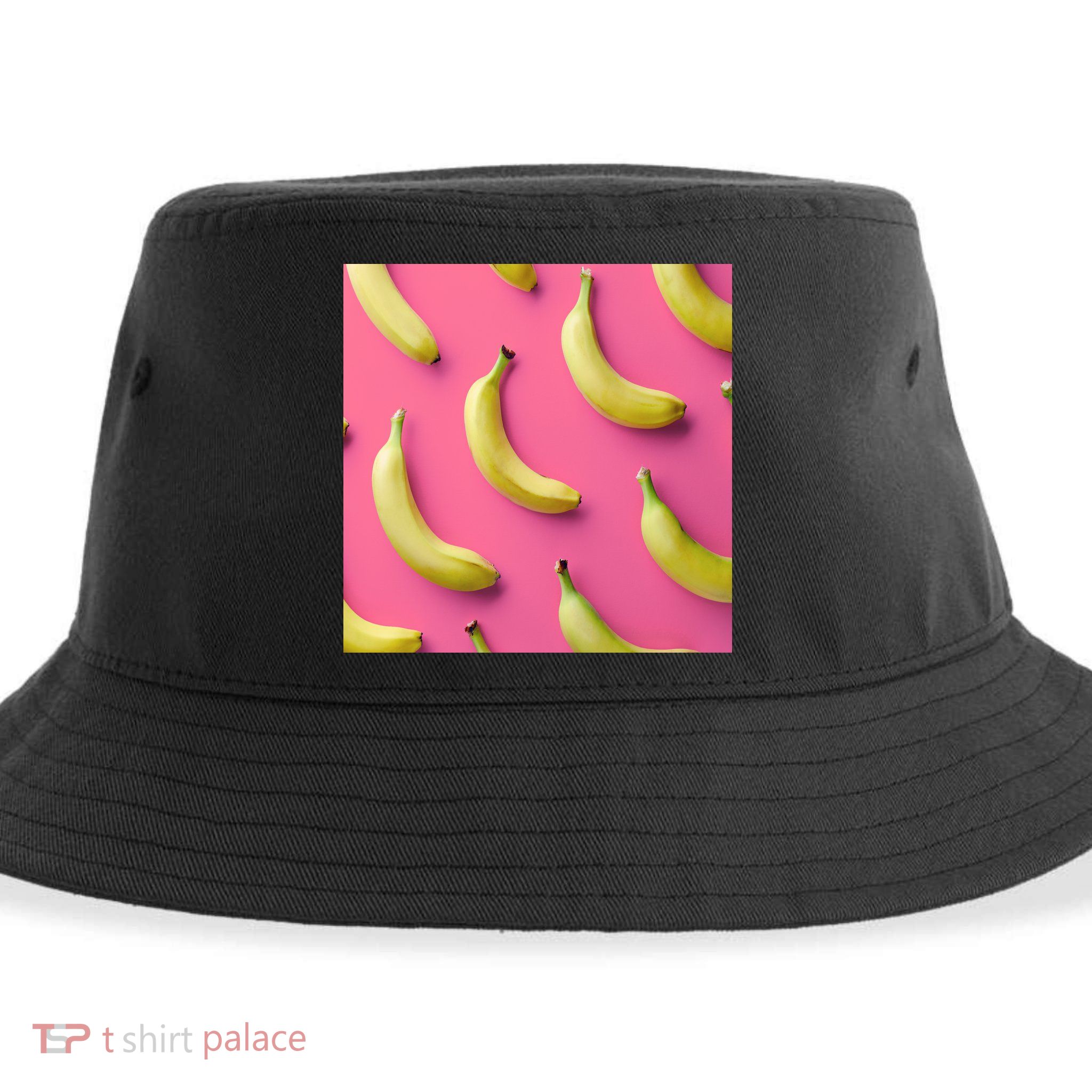 Cute Funny Bananas Pattern Sustainable Bucket Hat