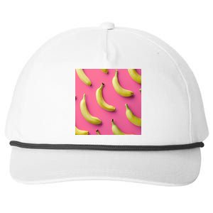 Cute Funny Bananas Pattern Snapback Five-Panel Rope Hat