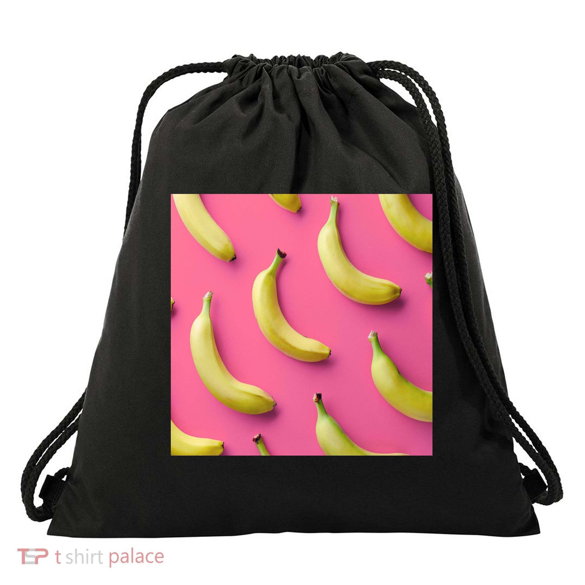 Cute Funny Bananas Pattern Drawstring Bag